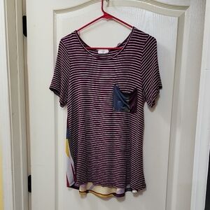 ENTRO COLORFUL MULTI-PATTERN SHIRT